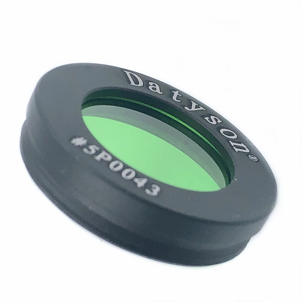 Datyson полнометаллический лунный фильтр Зеленый фильтр 1,25 дюйма металлическая оправа Оптическое стекло линзы зеленый цвет 5P0043