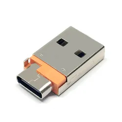 1-10PCS Adapter can quickly charge USB A revolution type C mother seat integrated with PCB small board