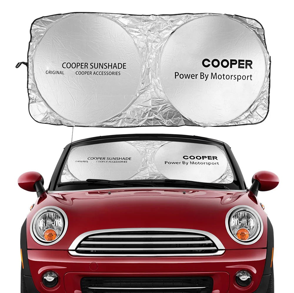 Parasol para parabrisas de coche, cubiertas retráctiles para Mini Cooper R55 R56 F54 F56 R59 F57 R60 R61, accesorios