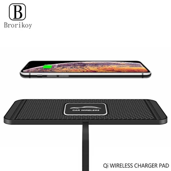 10ワットカーマウントホルダースタンドチーワイヤレス急速充電器iphone xs最大サムスンS9 xiaomiミックス2s huawei社メイト20プロメイト20 rs