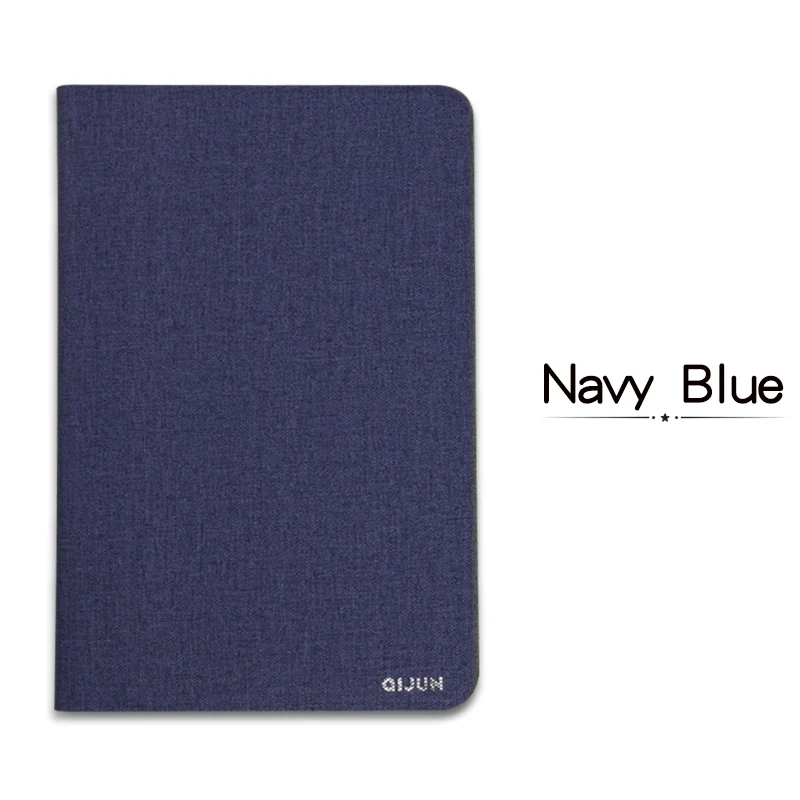 QIJUN для samsung Galaxy Tab S 8,4 флип-Чехлы для планшетов для Tab S 8,4 SM-T700 T705 T705C чехол-подставка Мягкий защитный чехол - Цвет: Navy Blue