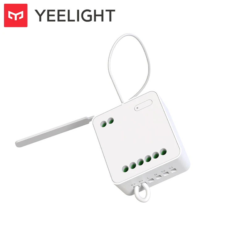 

Yeelight Smart Dual Control Module App Timing Remote Switch Smart Wireless Wifi Mijia App Control