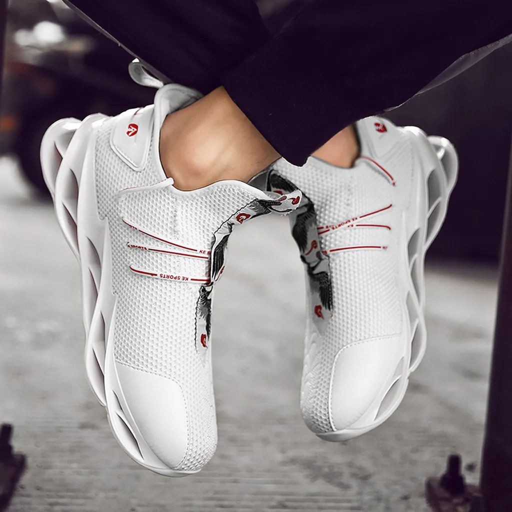 Outdoor Men's Flats Mesh Hollow Out Breathable Comfortable Lightweight Walk Running Male Casual Shoe Sneakers sapato masculino