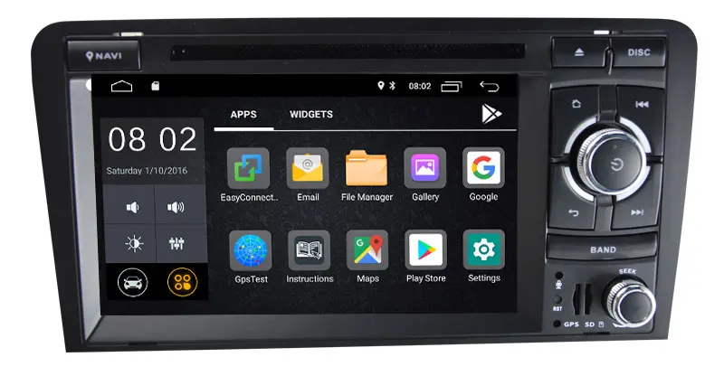 Best Android 9.0  CAR DVD Player For Audi A3/S3(2003-2013)  GPS  Radio Navigation Multimedia Audio FM AM Radio Built in CarPlay  DAB+ 2