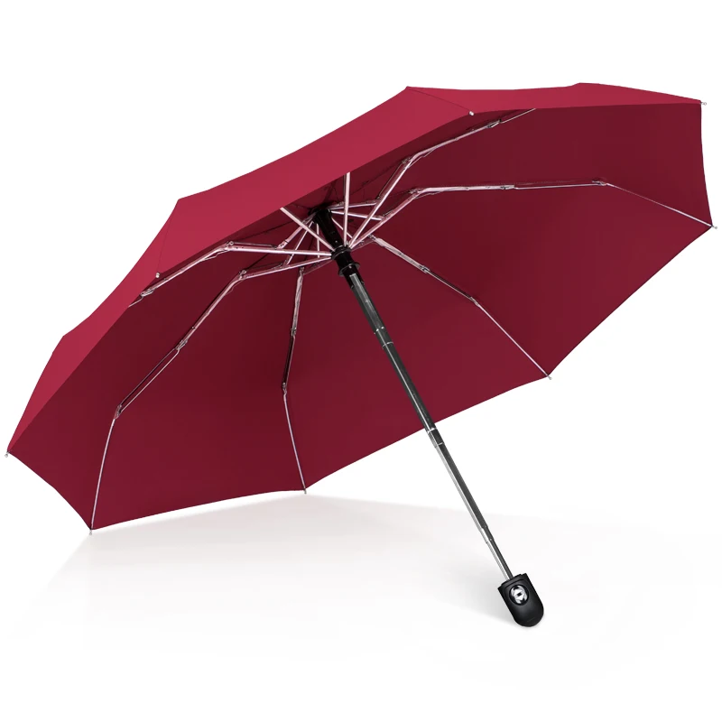 red Mini Umbrella Light 5 Fold Pocket Small Sun Windproof Auto Open Close Umbrella Rain Women Parasol High Quality Umbrella AA50YS - Цвет: red