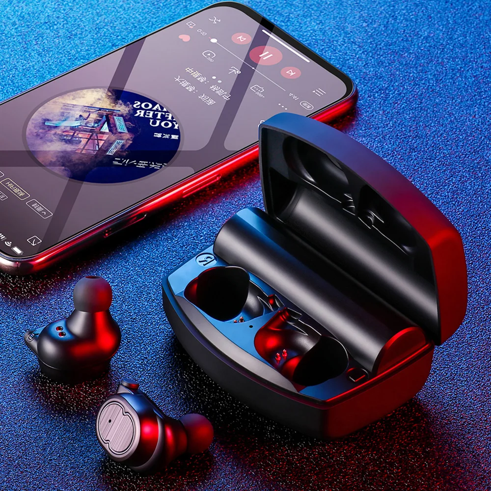 LIGE Touch Bluetooth беспроводные наушники TWS 5 0 спортивные стерео бас гарнитура