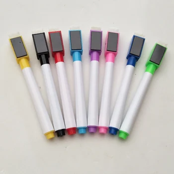 

Colored Magnetic Whiteboard Marker Kawaii Erasable White Board Pen Blackboard Drawing Dry Erase Art Markers For White Bord