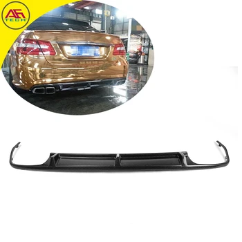 

Carbon fiber rear bumper diffuser back chin rear diffusor cover rear bottom lip for Mercedes-Benz E class W212 AMG 2010-2013