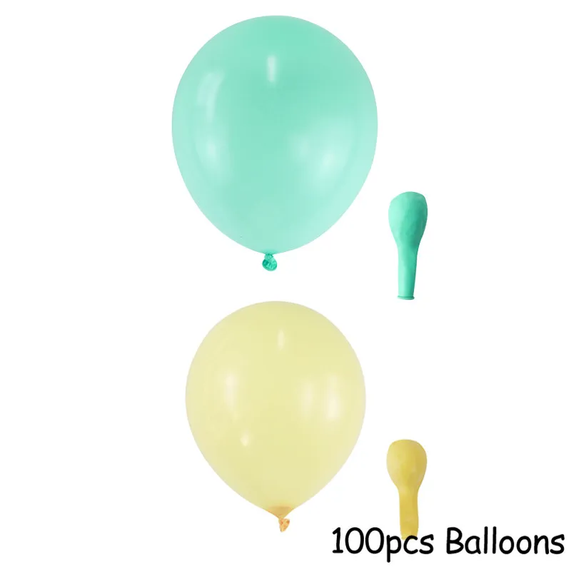 100pcs mix 2 color C Буквы прозрачная коробка аксессуары для воздушных шаров Baby Shower счастливый день рождения шарики для свадебного украшения Воздушные шары коробка вечерние воздушные шары - Цвет: 100pcs mix 2 color C