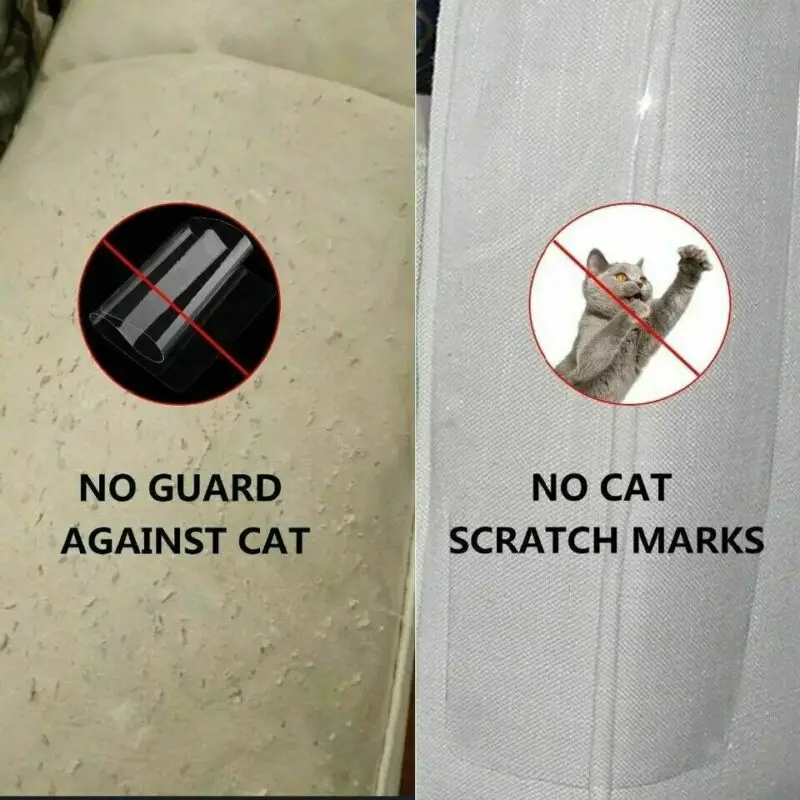 2 шт ПЭТ Когтеточка для кошек, ПВХ, защитный коврик для дивана, защитный чехол для дивана, устойчивые к царапинам товары для домашних животных