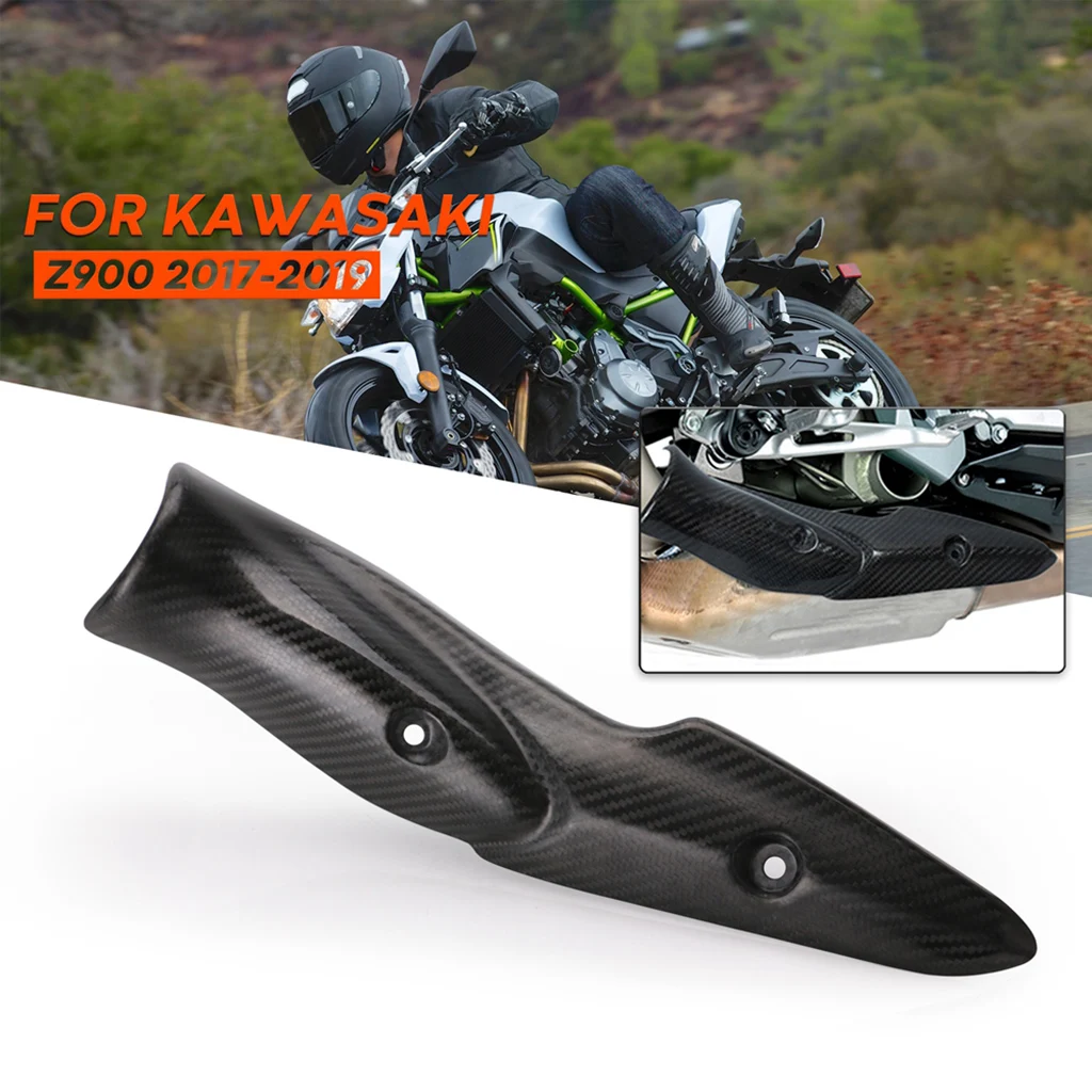 Motorbike Exhaust Muffler Pipe Protector  Shield For Kawasaki Z900 17-19