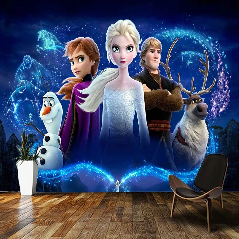 Photo-Mural Wall-Wallpaper Girls Papel-De-Parede Bedroom Custom Children Infantil 3D