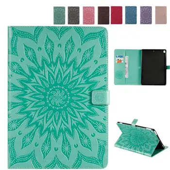 

Cartoon Sun Flower Leather Case For iPad 10.2 7th Generation 2019 A2200 A2198 A2232 Cover Cases For iPad 10.2\" 2019