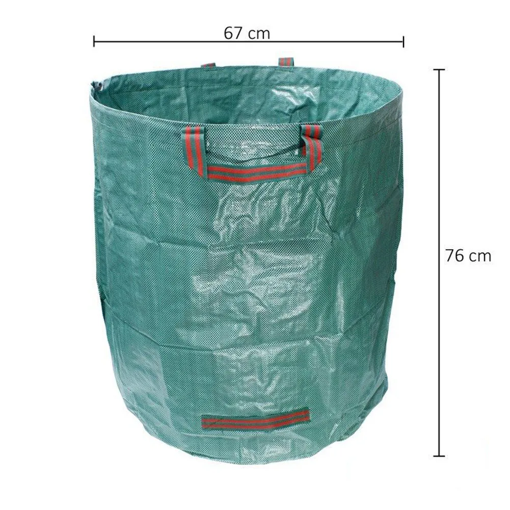 272L мешок для садовых отходов многоразовый лист травы светильник для газона и бассейна садовые сумки SNO88