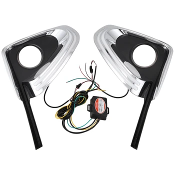 

LED DRL Daytime Running Lights Daylight Turn Signal Lamp for Toyota Fortuner 2015-2018