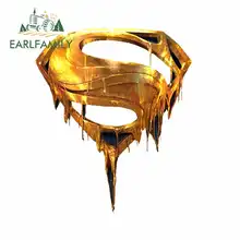 EARLFAMILY 13cm x 13cm for Super Man Dripping Logo Funny Car Stickers Waterproof Anime Bumper Trunk Truck Graphics Vinyl JDM EARLFAMILY 13cm x 13cm for Super Man Dripping Logo Funny Car Stickers Waterproof Anime Bumper Trunk Truck Graphics Vinyl JDM