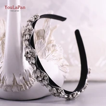 YouLaPan S333-FG, модные роскошные блестящие стразы, повязка на голову, свадебный камень, повязка на голову, женские аксессуары для волос, барокко, повязка на голову