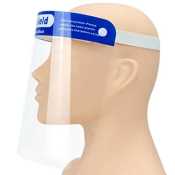 

Creative Full Face Shield Protection Headband Masks Work Protective Anti Splash Safety Clear Grinding Face Shield Visor Mask