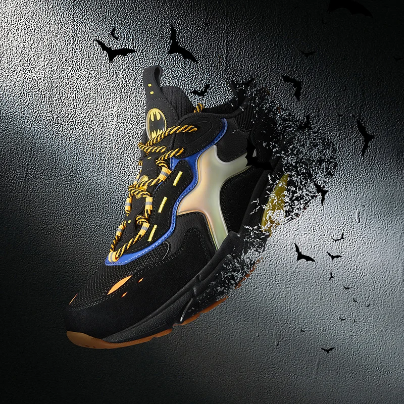 

881419329603 [DC series-BAT MAN] Xtep men casual shoes old clunky sneakers shoes 2019 autumn new Batman socks running shoes