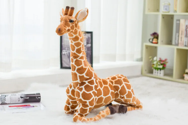 Огромный реальной жизни плюшевый жираф игрушки милая плюшевая зверушка куклы, мягкая кукла "Жираф" высокое качество, подарок на день