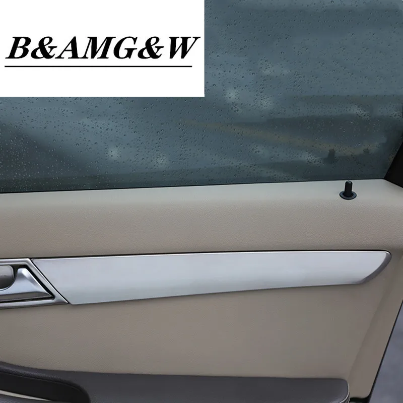 

Stainless Steel Car Styling Door Panel Decoration Sticker Trim For Meredes Benz R Class W251 2010-18 Interior Mouldings Decals