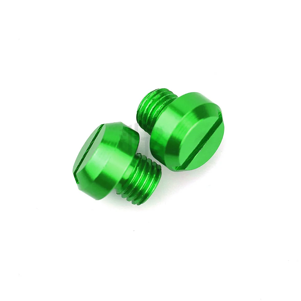 3pcs Motorcycle M10*1.25 CNC Mirrors Hole Plug Screws Caps Cover Bolts For Kawasaki Z400 Z650 Z750 Z800 Z900 Z1000 Accessories