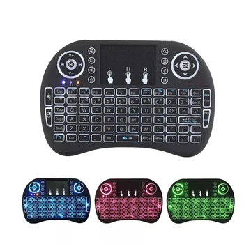 

i8 Wireless mini Keyboard 2.4G Smart Remote Control with LED Colors Multi Language for Choice