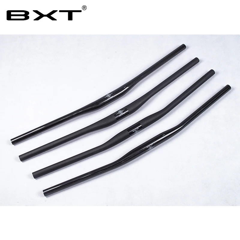 

New Hot BXT MTB Full Carbon Bicycle Handlebar Mountain bike parts 31.8*760mm 35mm*760mm matte glossy bike handlebar