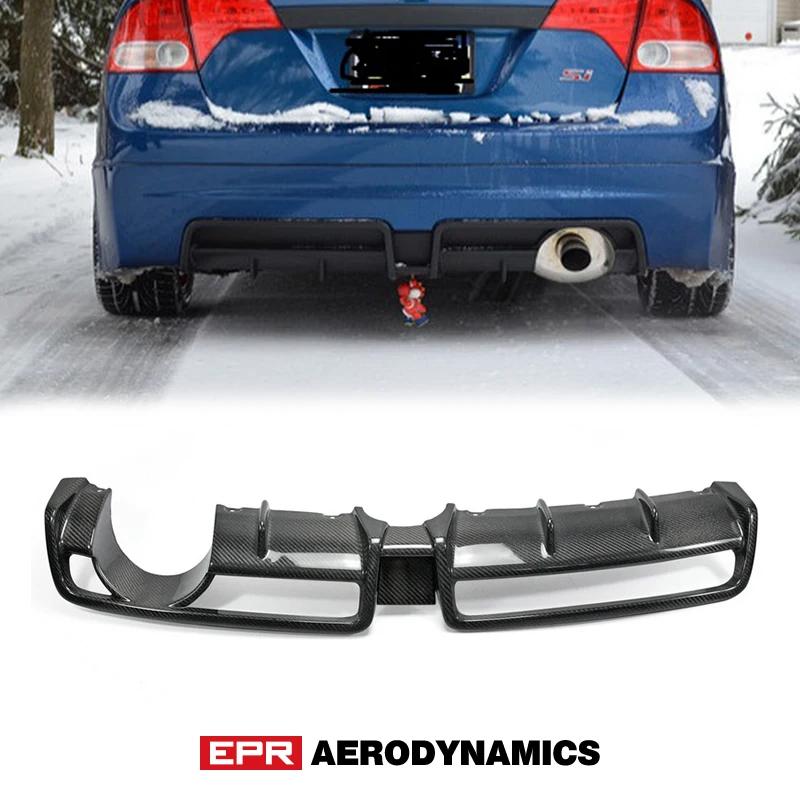 Для Honda 8th Gen Civic SI (Civic FA USDM только) Mugen Style FRP стекловолокно задний диффузор MU бампер