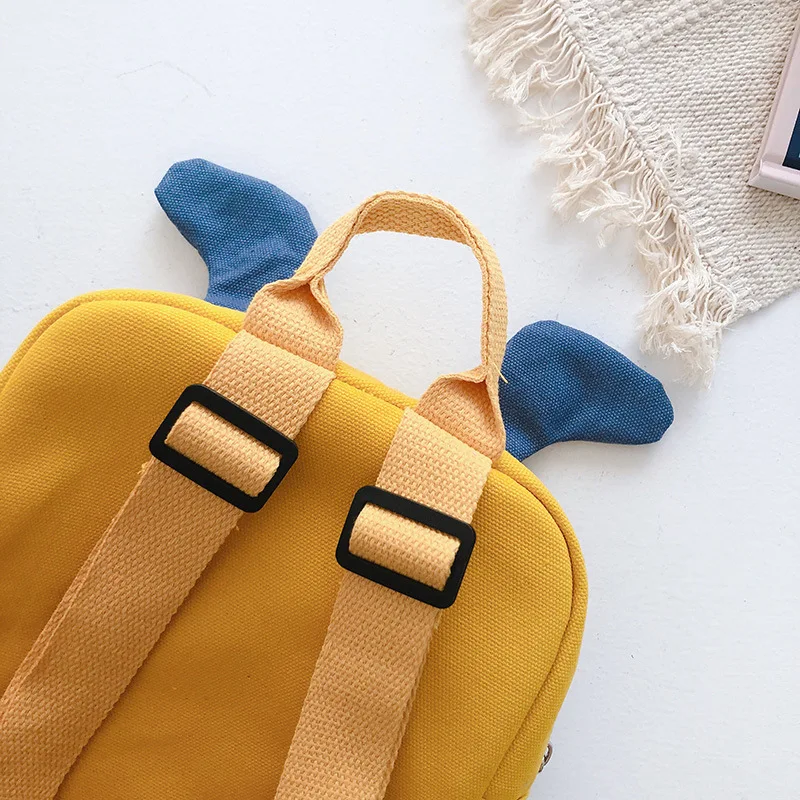 

Spring New Style Fashion Canvas Cartoon Men And Women Children Children Kindergarten Backpack Small Book Bag Men And Women