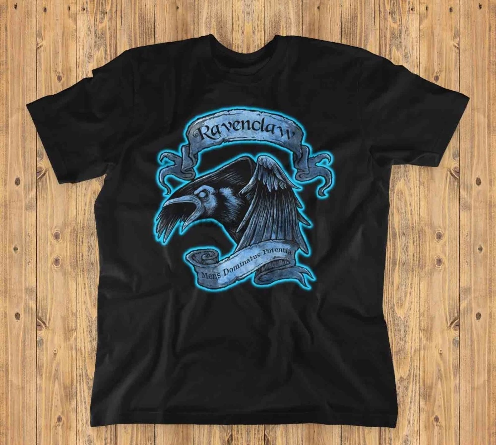 Ravenclaw Unisex T-Shirt Hogwarts Hot 2019 Summer Men Fashion Print Style Cool Tees Shirt |