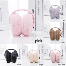 Горячая Распродажа Новые Креативные милые плюшевые женские наушники зимние мягкие теплые складные наушники мужские теплые наушники для ушей женские наушники