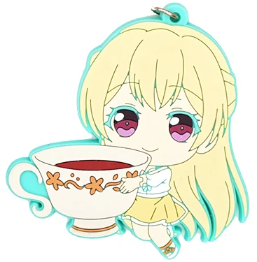 Bang Dream! HHW Afterglow P* P Аниме игра Hikawa Hina Tsurumaki Kokoro Misaki Kanon Seta Kaoru Aoba Moca резиновый брелок - Цвет: 13 Shirasagi Chisato