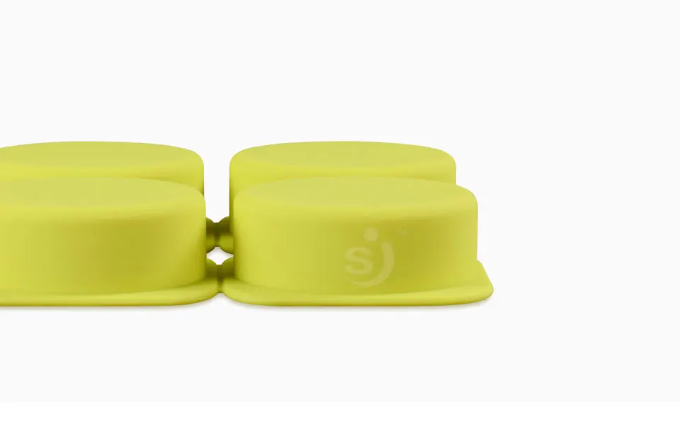 SJ овальное мыло силиконовая форма 4-полость зеленая формочка 3d ручной работы силиконовая форма для мыла мыло ремесла Сделай Сам