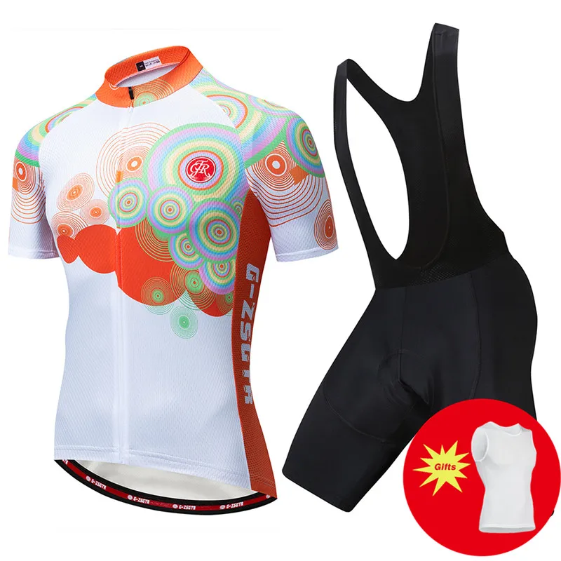 

Ropa Ciclismo 2019 Summer Men Pro Cycling jerseys Set triathlon Maillot Culotte Breathable Quick Dry bicycle shirt bib shorts