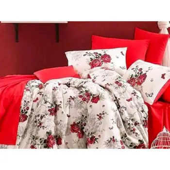 

Vinaldi Ceren Single Double Quilt Cover Set Red