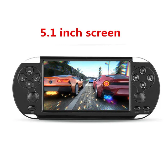 2019 version X7/X9 Plus Handheld Game Player 5.1 Inch HD  8G ROM Built in 10000 Games TV Output Multimedia Video Game Console 