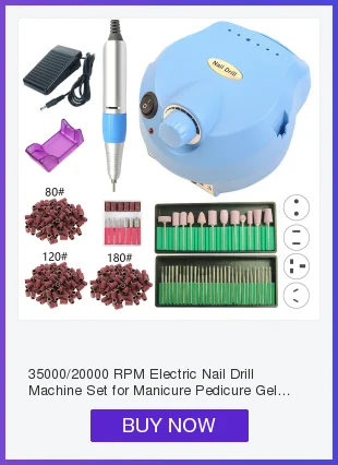 35000/20000 RPM Electric Nail Drill Machine Carbide Ceramic Bits Set for Manicure Pedicure Tips Gel Remover Electric Nail File