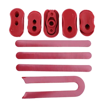 

2 Set Front Rear Wheel Tyre Cover Protective Shell Reflective Sticker with Charging Port/Pole Hole/Waterproof Rubber Plug for Xi