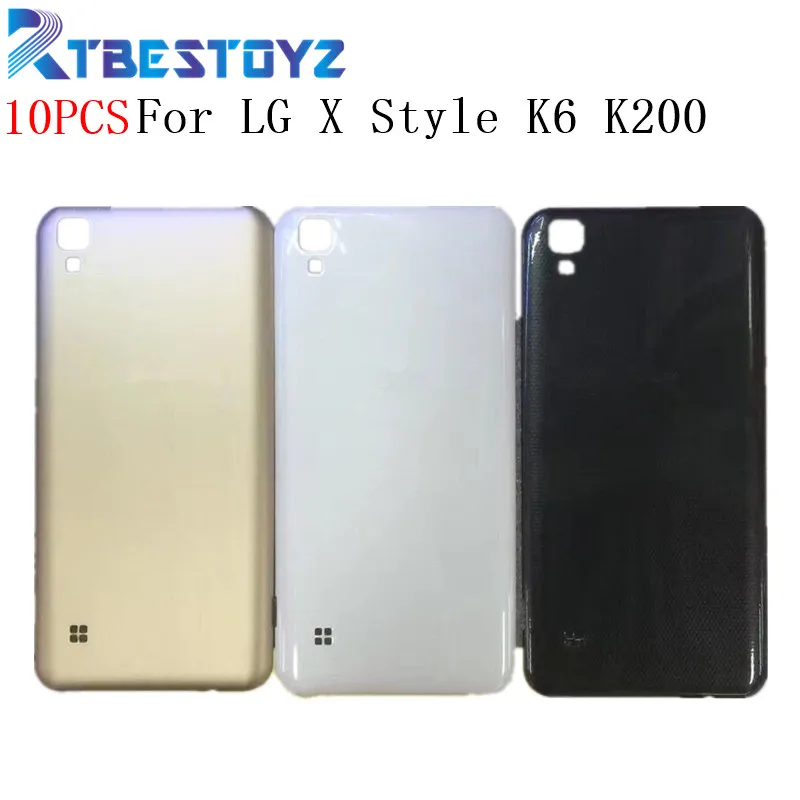 

10PCS/Lot 5.0 inches For LG X Style K6 K200 K200DS K200DSF Battery Back Cover Housing case Rear Door With Logo