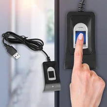 Lector de huella digital compacto USB, escáner biométrico fiable, sistema de asistencia de Control de acceso, sensor de huellas dactilares