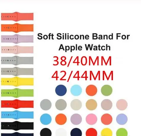 100 шт Ремешок для Apple Watch band apple watch 4 3 iwatch 42 мм 38 correa 44 мм/40 pulseira браслет аксессуары