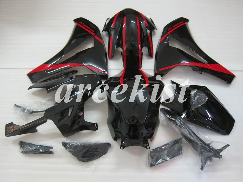 ABS мотоцикл обтекатели комплект Подходит для HONDA CBR1000RR 2008 2009 2010 2011 08 09 10 11 Кузов Набор красный черный