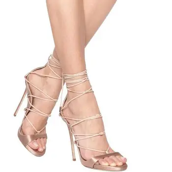

Solid color cross straps sandals women's sandals not the year round
