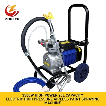 

ZHUI TU Professional High Pressure Airless Spraying Machine 220V 3500W High Power Automatic Paint Sprayer Coating Machine