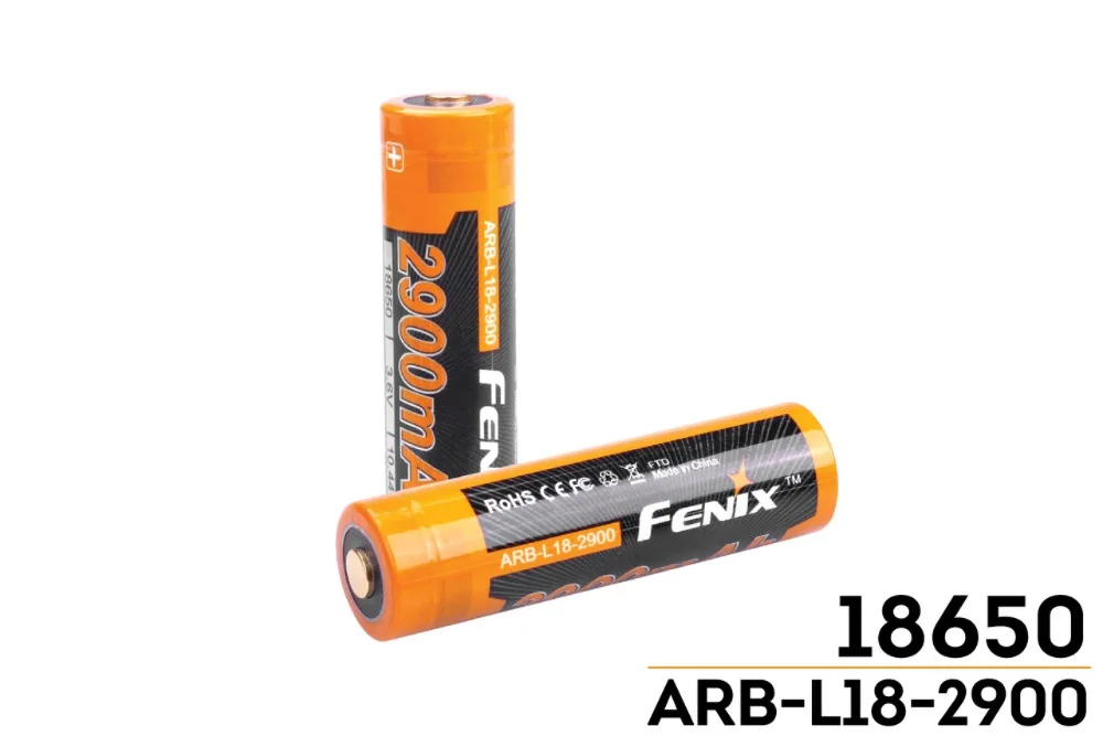 2 шт Fenix ARB-L18-2900 аккумулятор высокой емкости 18650-2900 мАч