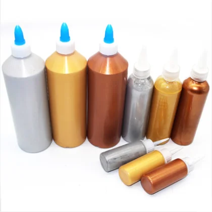 Gold Paint Acrylic Paint Wood Varnish Tasteless Water-based Lacquer,for Textile Drawing Wall Hand Painted Crafts oating afbeelding