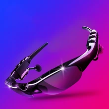 Беспроводной наушников с анти-UV400 из алюминиево-магниевого сплава объектив 2 In1 Bluetooth гарнитура с очками на открытом воздухе спортивные наушники музыка с стерео