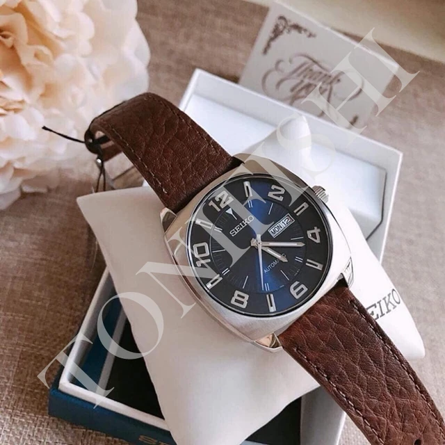 Seiko Automatic Mechanical Watch, Green Dial Wine Barrel Waterproof Men's  Watch Snkn37 Snkp27 Snkm97 - Tool Parts - AliExpress