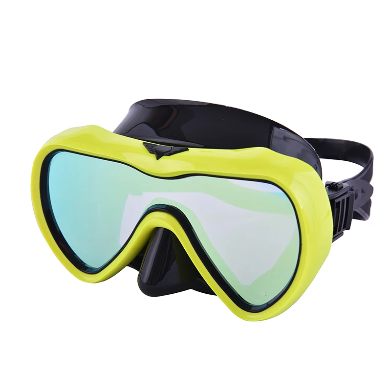 Silicone Scuba Dive Mask Big View，Anti-Fog UV Use for Swimming ，Diving Snorke for Water Sports Snorkeling Equipment